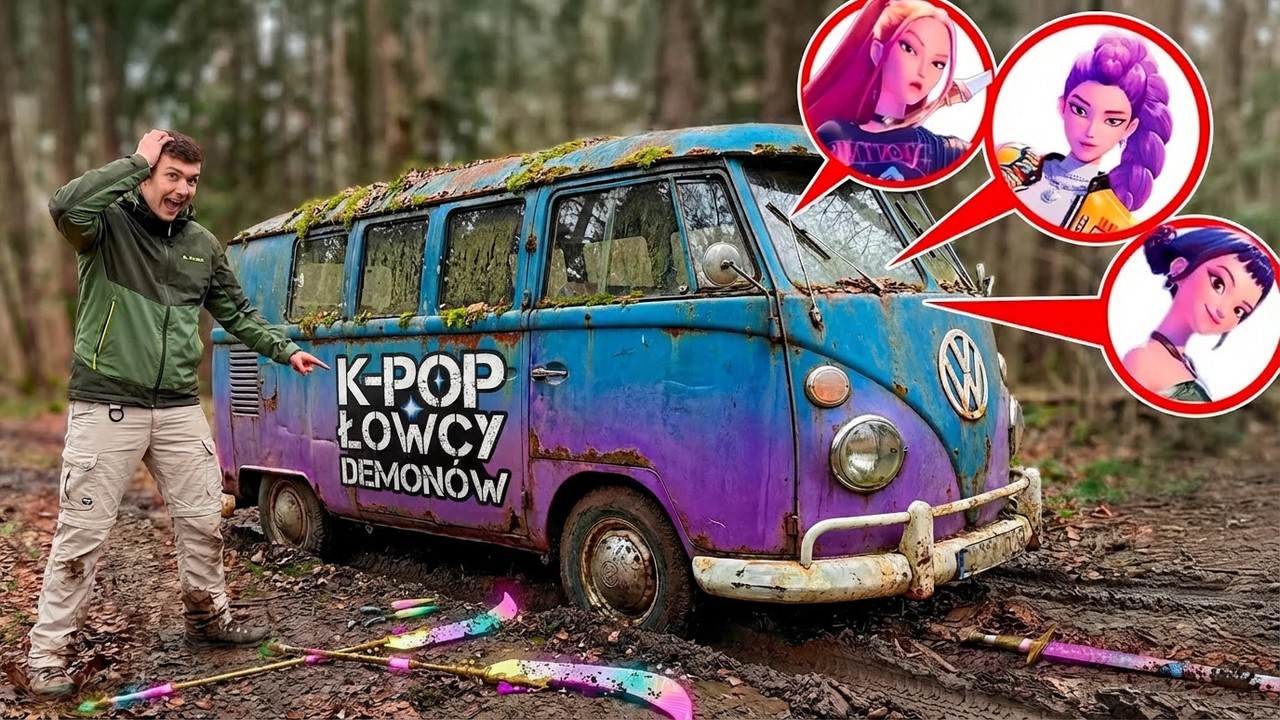 Odkryliśmy opuszczony samochód łowców demonów KPop! Czy Huntrix naprawdę istnieją?