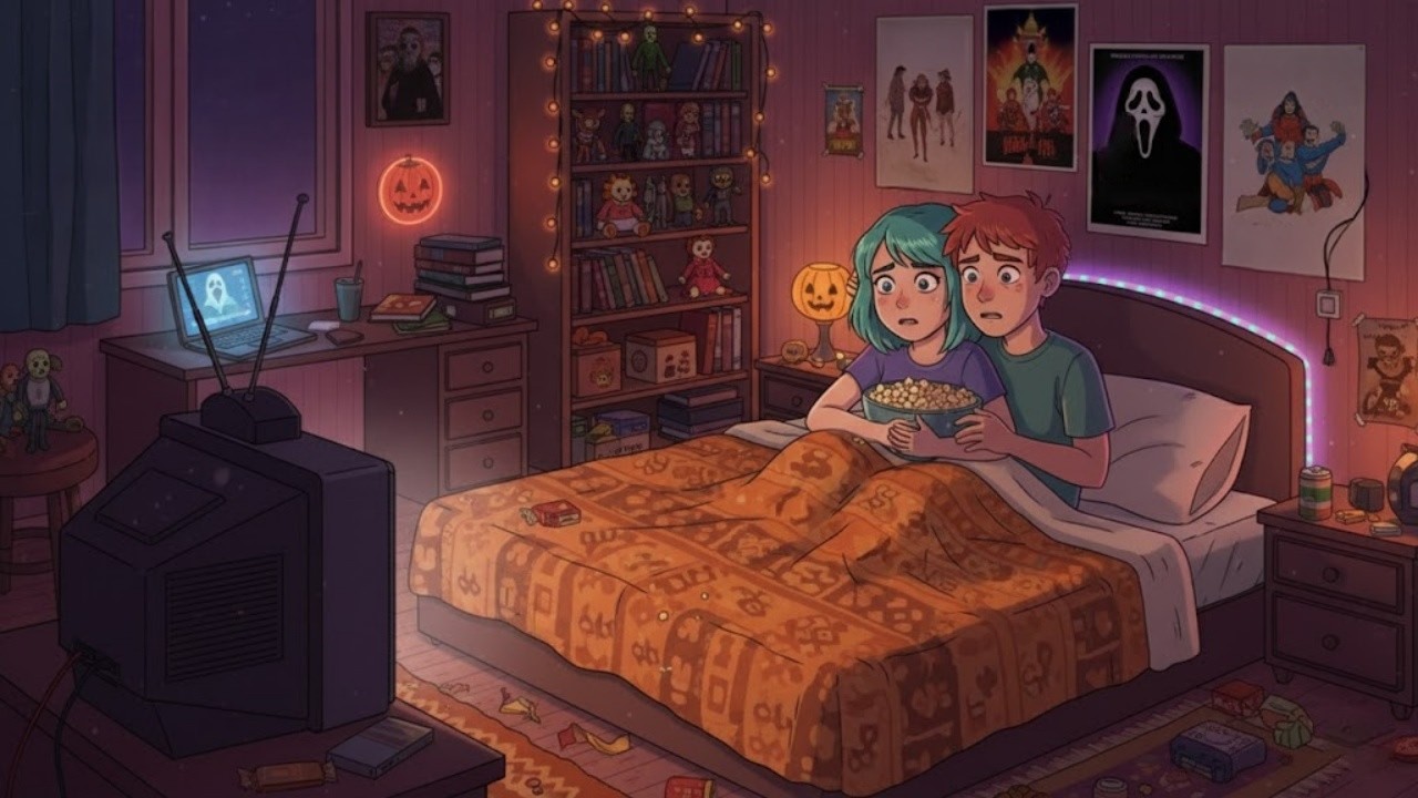 Horror Movie Lo-Fi Mix 🎃 • Spooky Beats for Halloween Chill, Party & Study ​