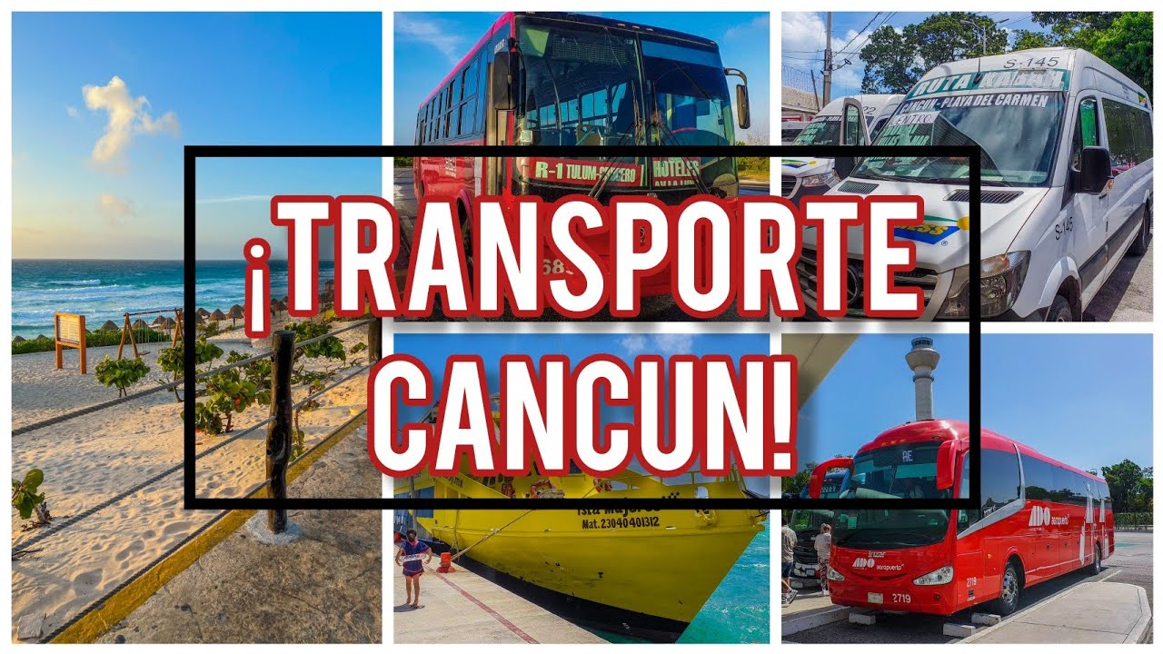 ¡Así se llega a Cancún en Transporte Público!. (¿Cómo Transportarse?)