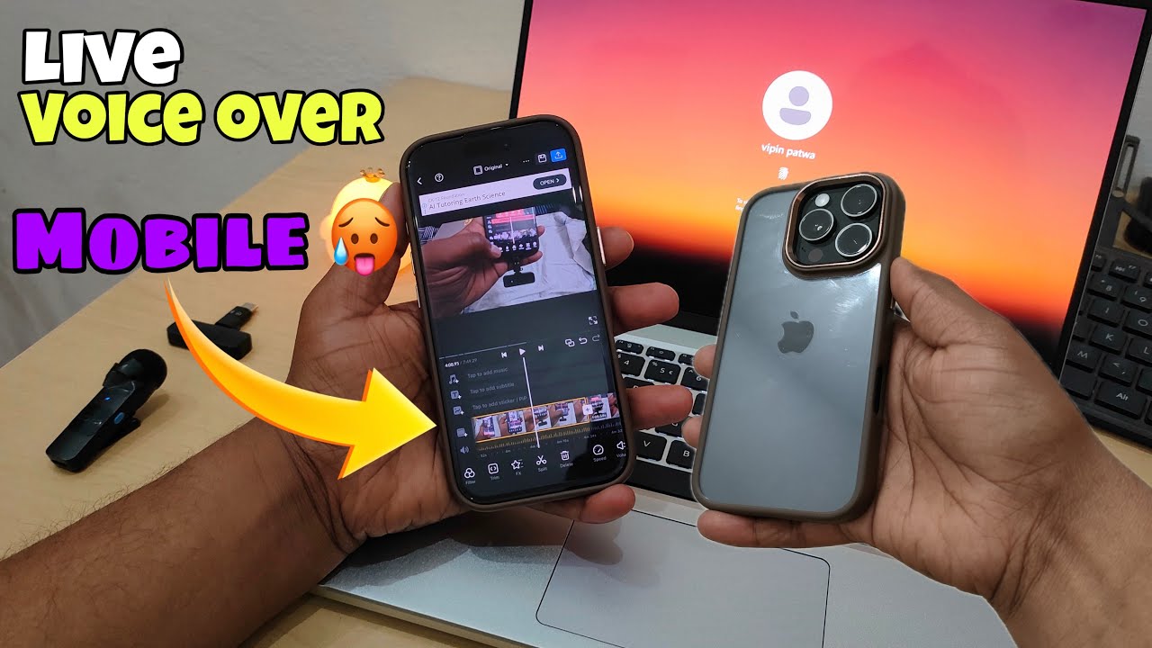 Youtube videos voice over recording in mobile 👌 so simple.