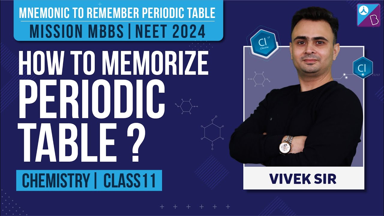 How to Memorize the Periodic Table | Periodic Table Memorization Tricks | NEET 2024 Chemistry