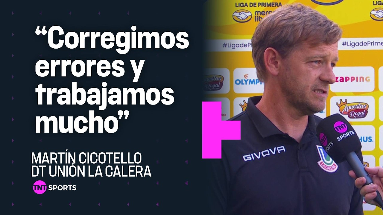 Martín Cicotello en la previa ante O'Higgins - Liga de Primera Mercado Libre 2026