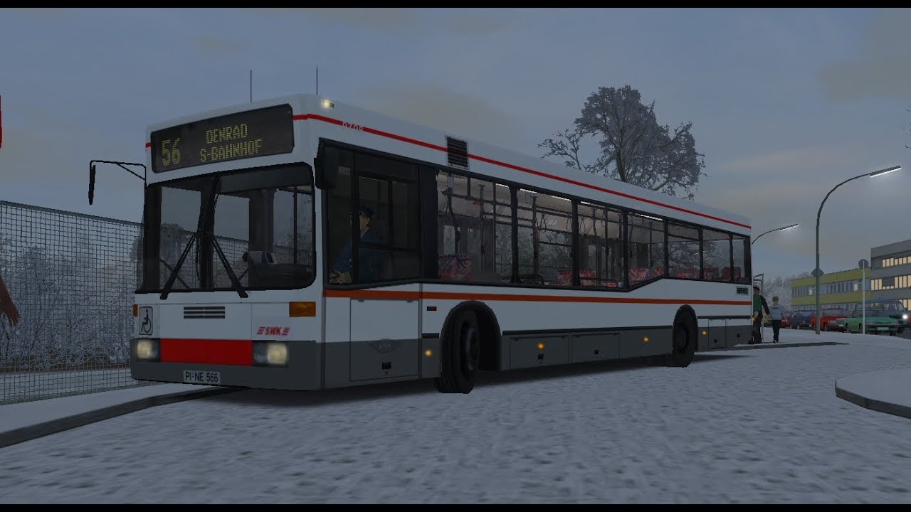 OMSI 2. Map Krefrath, Line 56, Mercedes-Benz O405N2. Part 2