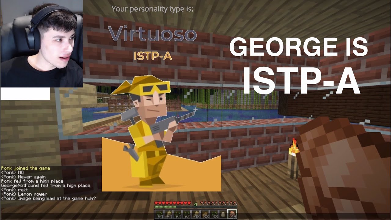george does the 16 personalities test
