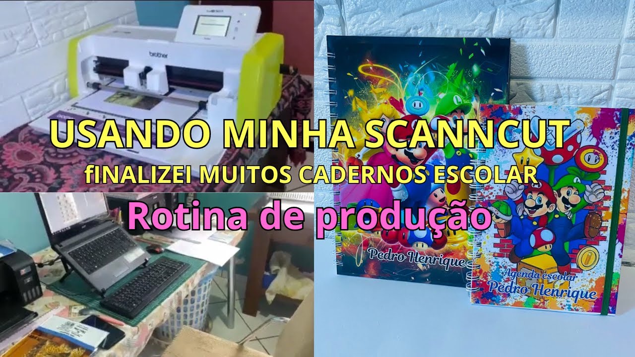 USANDO MINHA MAQUINA DE CORTE /ROTINA DE ENCOMENDA / MUITA PRODUÇÃO DE VOLTA AS AULAS