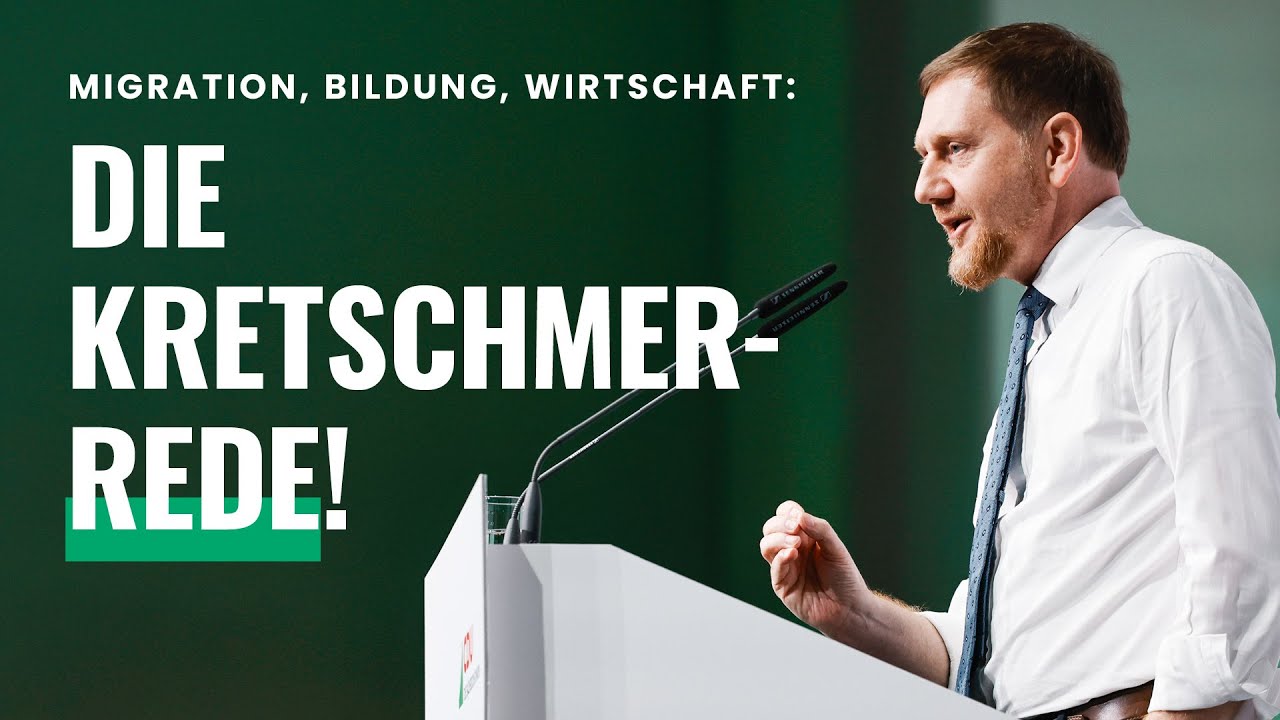 Sachsens Zukunft sichern: Kretschmer-Rede zu Migration, Bildung & Wirtschaft #cdu #politik #sachsen