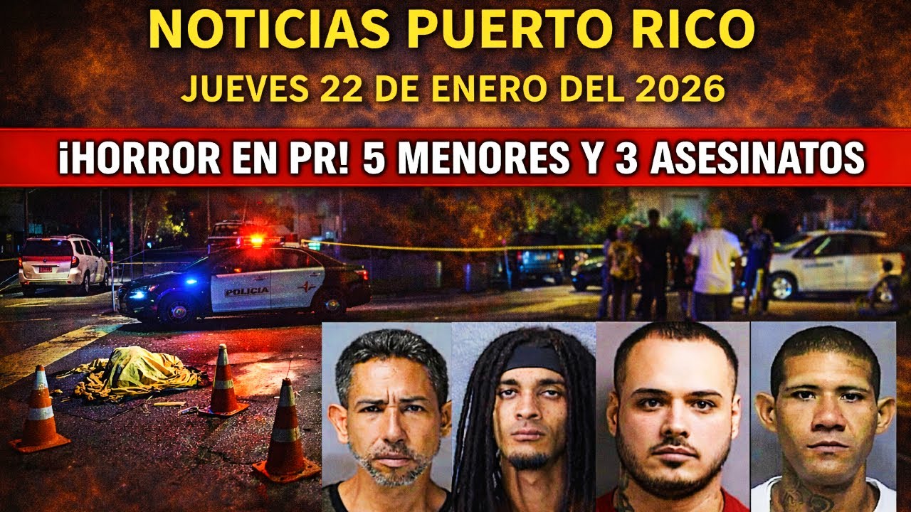 NOTICIAS PUERTO RICO: Rescatan 5 menores en condiciones infrahumanas y racha de asesinatos