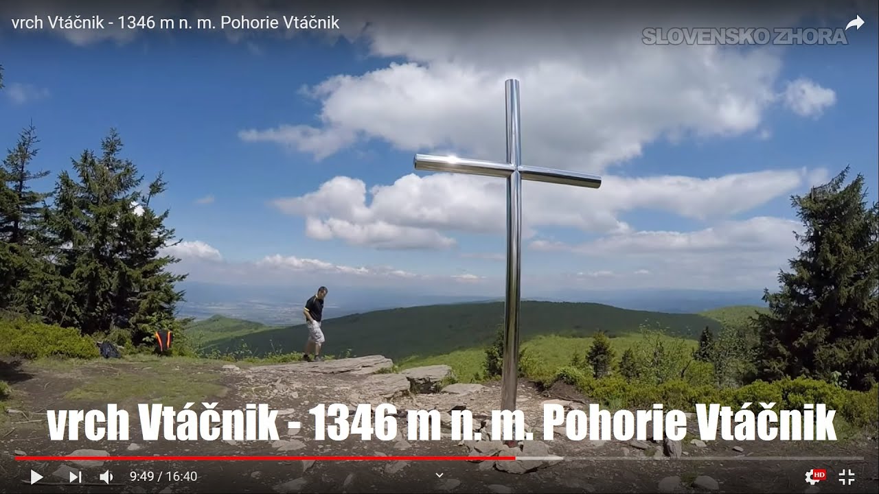 vrch Vtáčnik - 1346 m n. m. Pohorie Vtáčnik