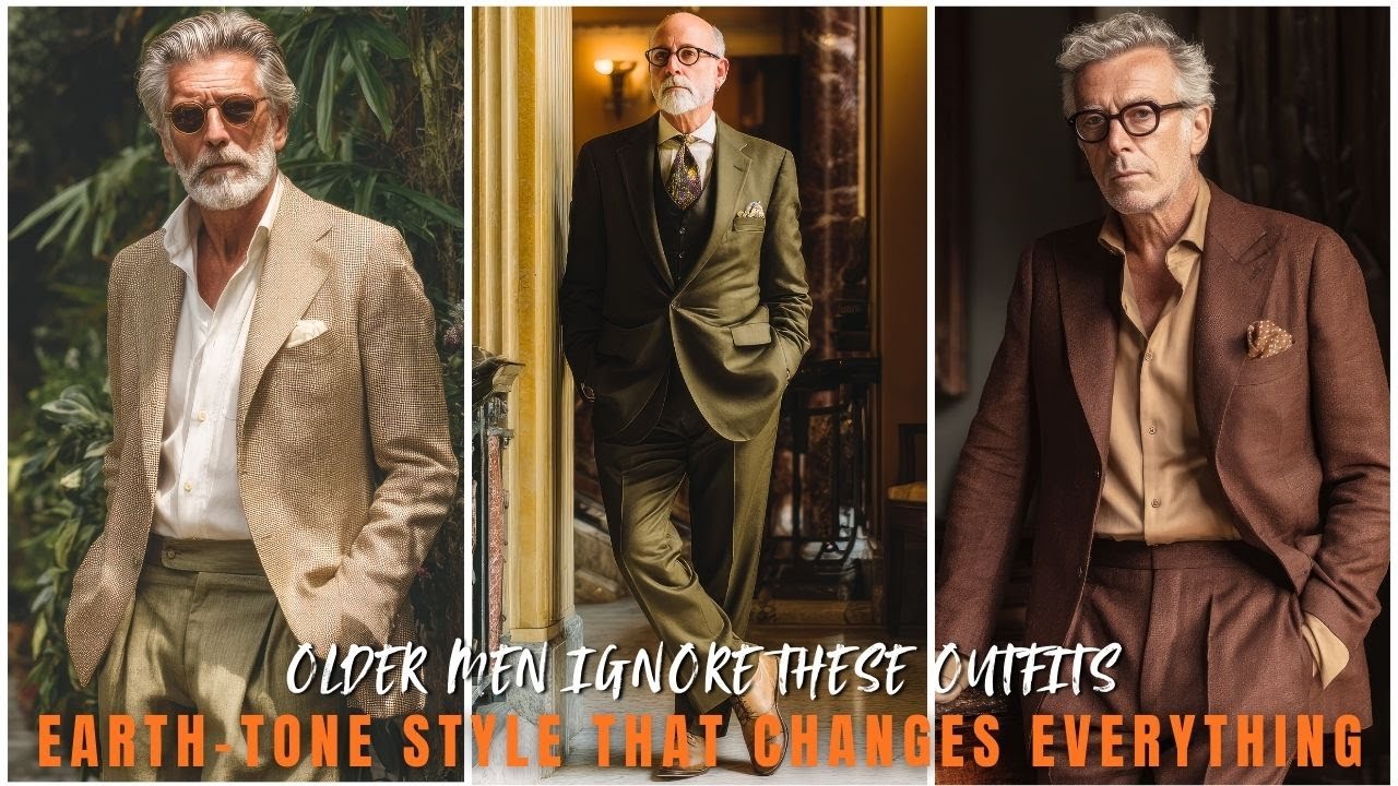 Одежда в земляных тонах, которую пожилые мужчины продолжают игнорировать (20 доказательств) - муж...