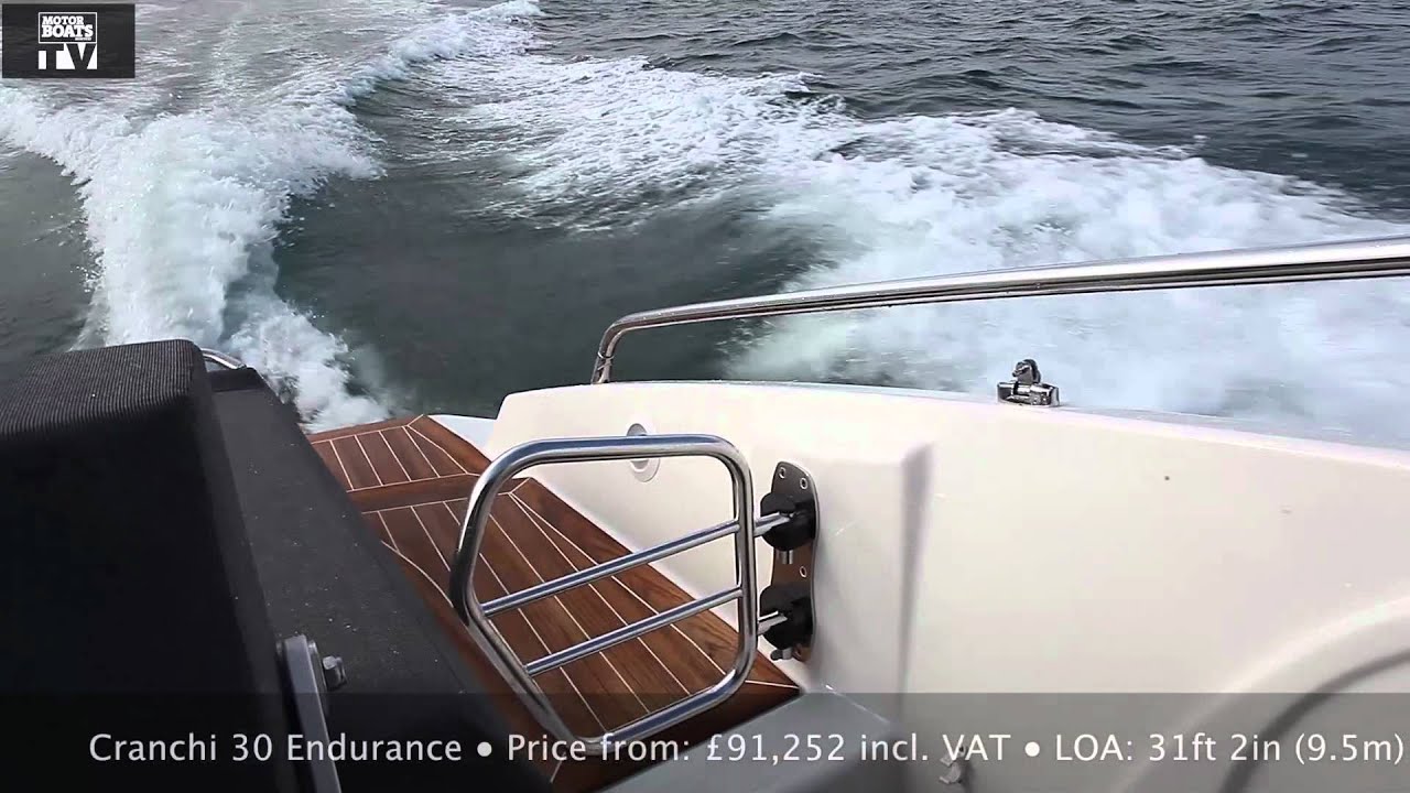 Motor Boats Monthly test the Cranchi Endurance 30 August 2012 MBM
