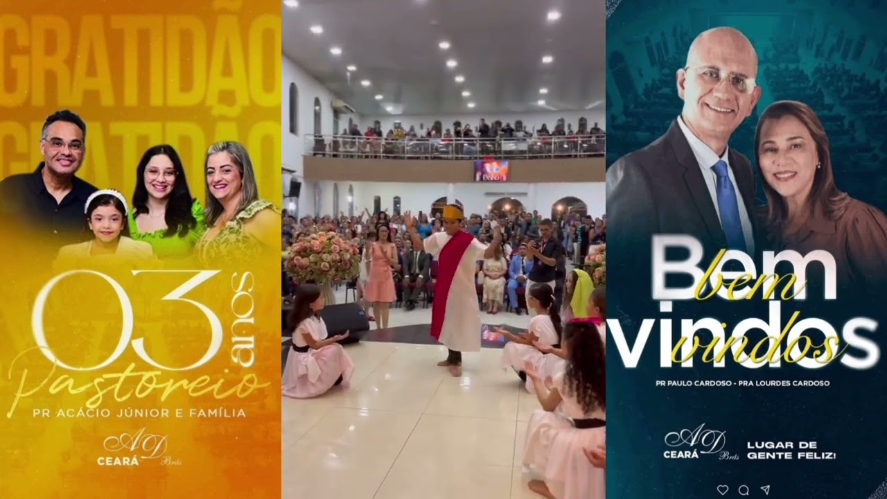 CULTO DE AC&Atilde;O DE GRA&Ccedil;AS E POSSE DOS NOVO PASTORES NA ADBRAS CEAR&Aacute; EM FORTALEZA #bisposamuelferreira