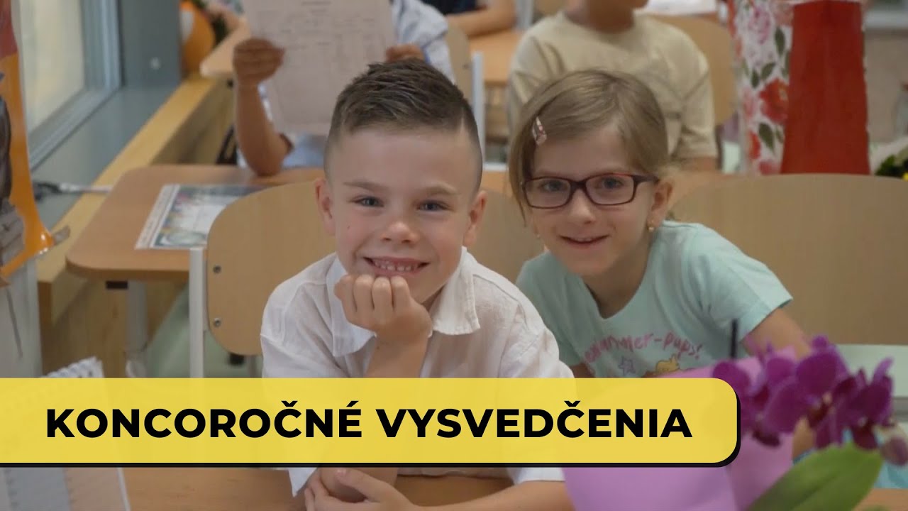 Koncoročné vysvedčenia