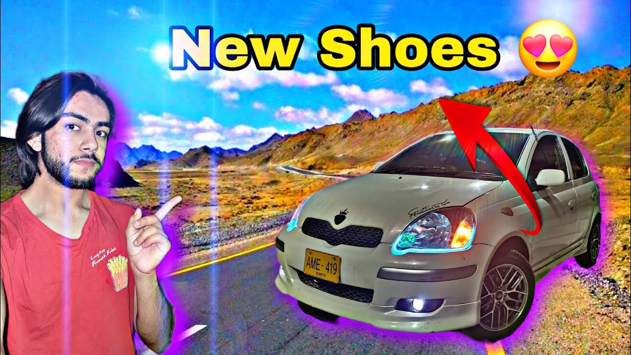 New Rim Tyre for Vitz 😍 | lowered the height ♥️ | Quetta Rim Tyre Market.