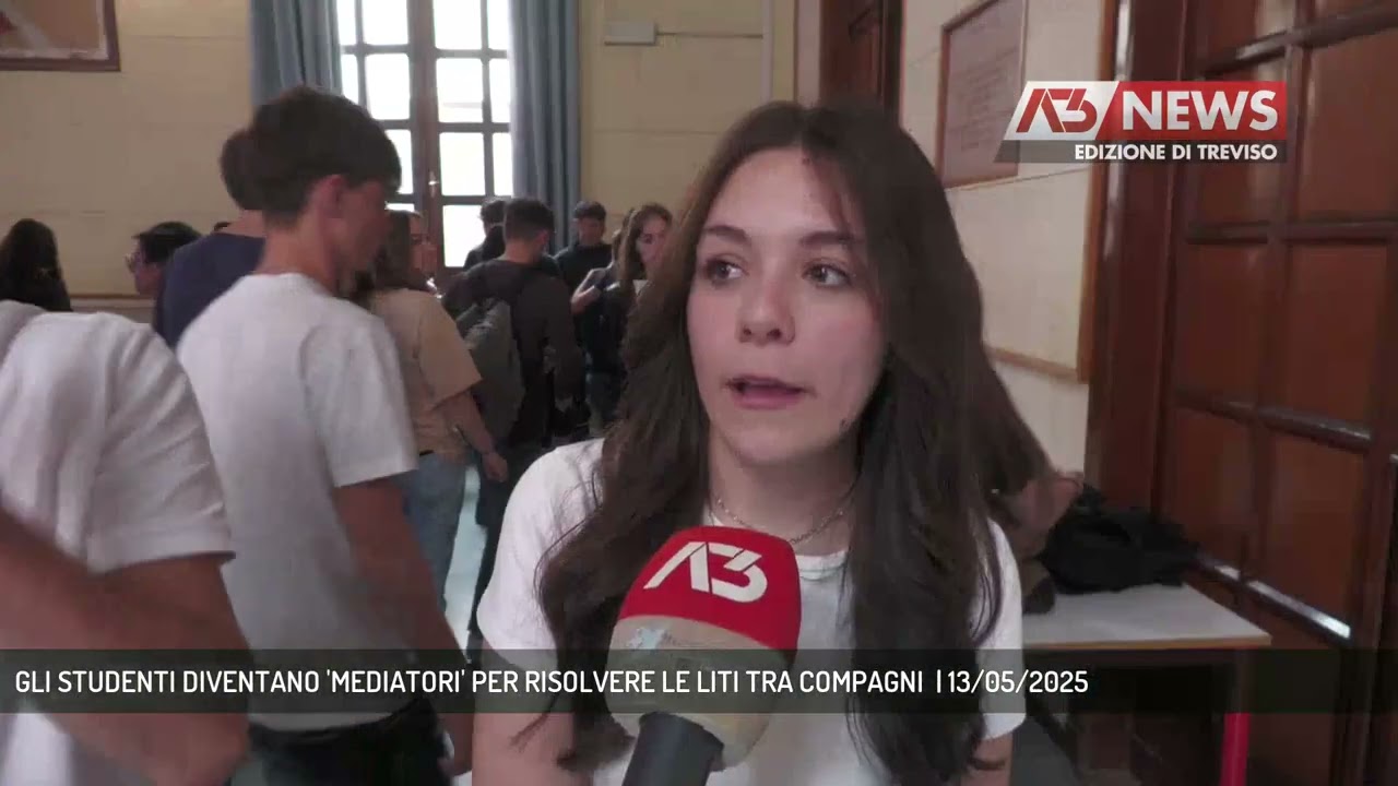 GLI STUDENTI DIVENTANO 'MEDIATORI' PER RISOLVERE LE LITI TRA COMPAGNI  | 13/05/2025