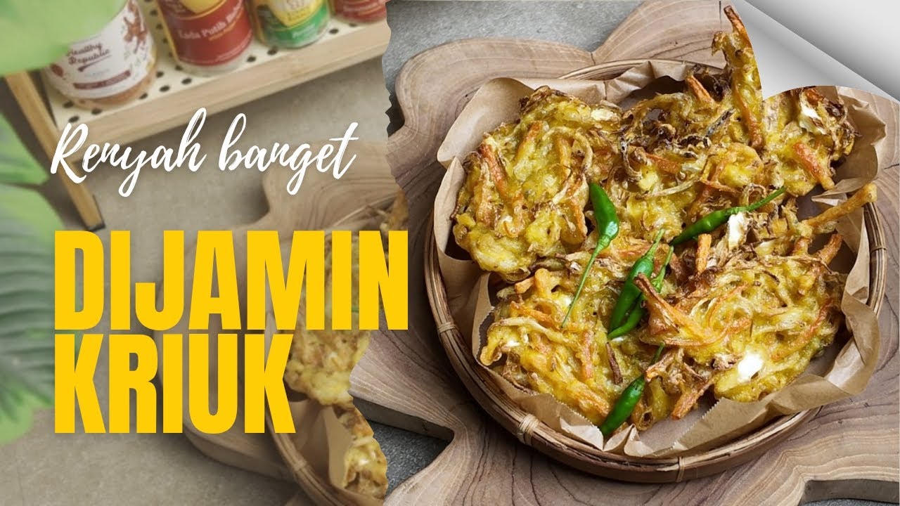 Cara Membuat Bakwan Sayur Kriuk Ala Abang Gorengan