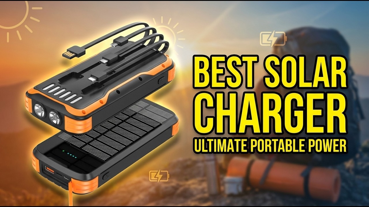 Best Portable Solar Charger 2026: Top 7 Power Banks for Camping & Emergency Backup
