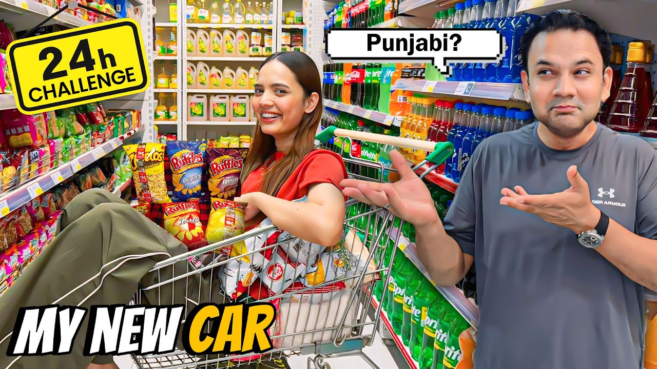 Speaking Punjabi for 24 Hours 😂|My New Shopping Car😍|Sistrology