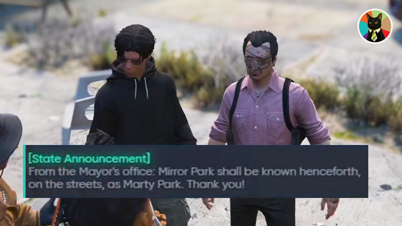 Marty Banks Blackmails Mayor Max to change Mirror Park to Marty Park | NoPixel 4.0