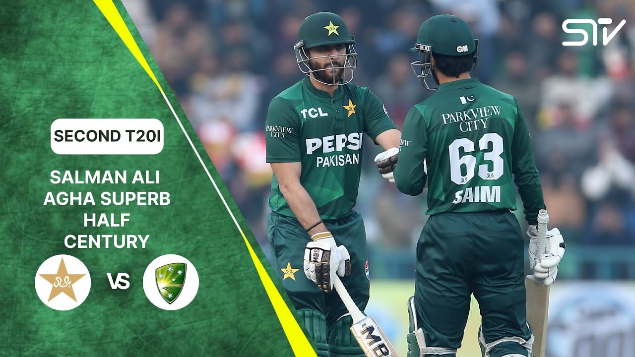 Salman Ali Agha Superb 50 Runs | Pakistan vs Australia | Match 02 | T20I Series 2026 | PCB | M9E1H