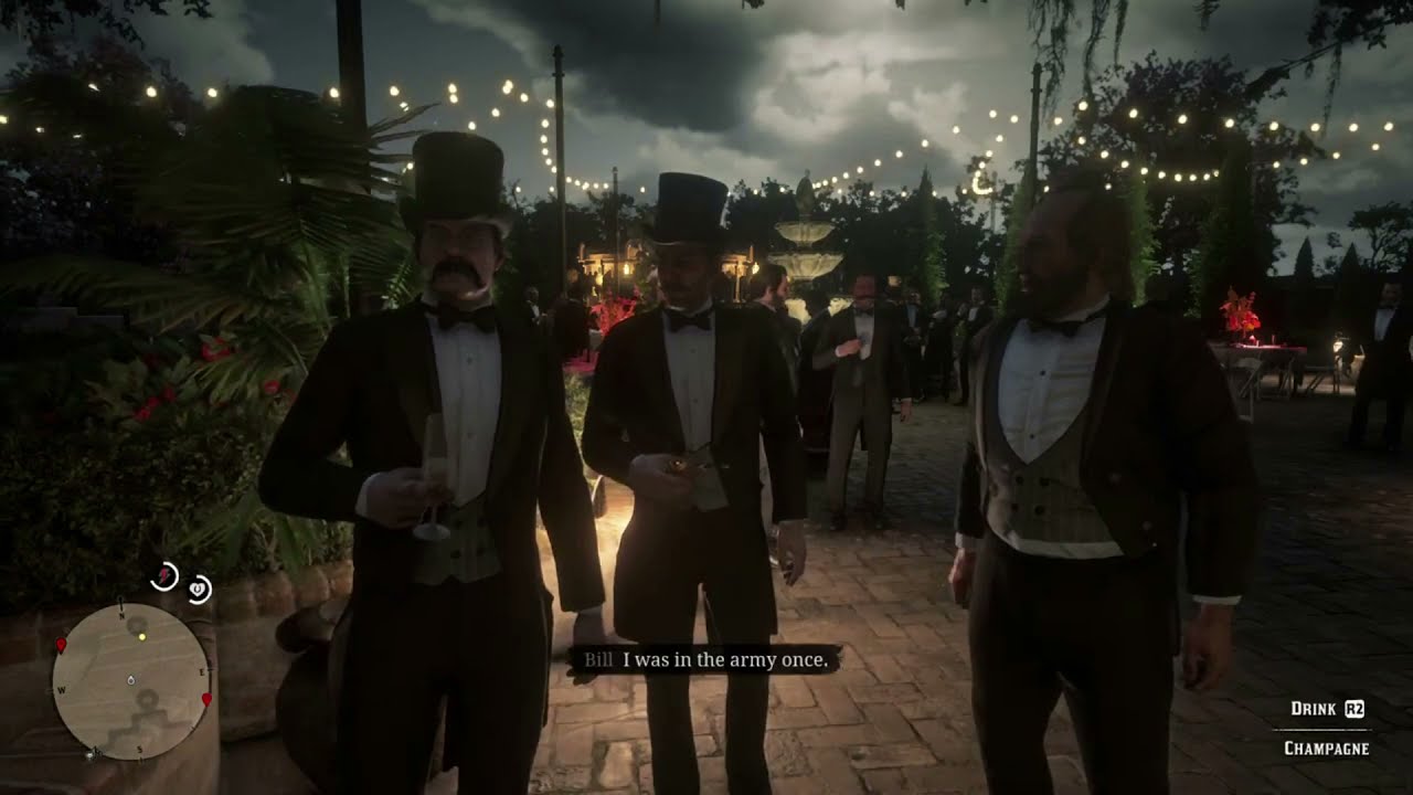 All Possible Conversations With Unique Characters At Saint Denis Mayor Party - Red Dead Redemption 2