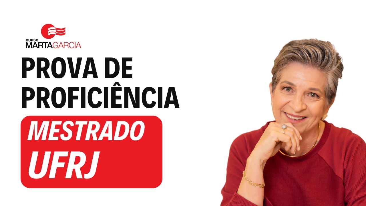 Como resolver a PROVA de PROFICIÊNCIA em INGLÊS da UFRJ?