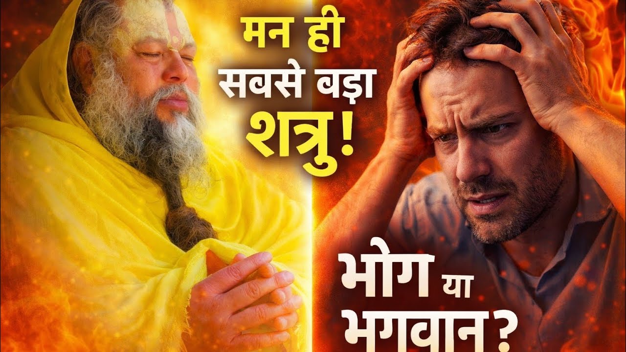 🌿मन भोगों की ओर क्यों भागता है? | काम वासना से मुक्ति का रहस्य | भगवत प्राप्ति का सत्य मार्ग🌿