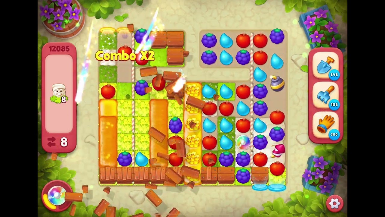 GardenScapes Level 12085 no boosters