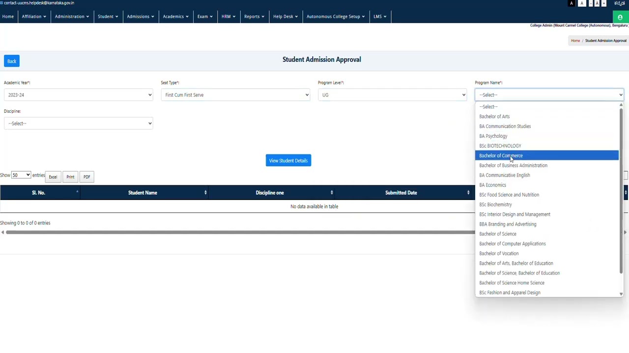 How to do the Offline Admission Payment Approval
