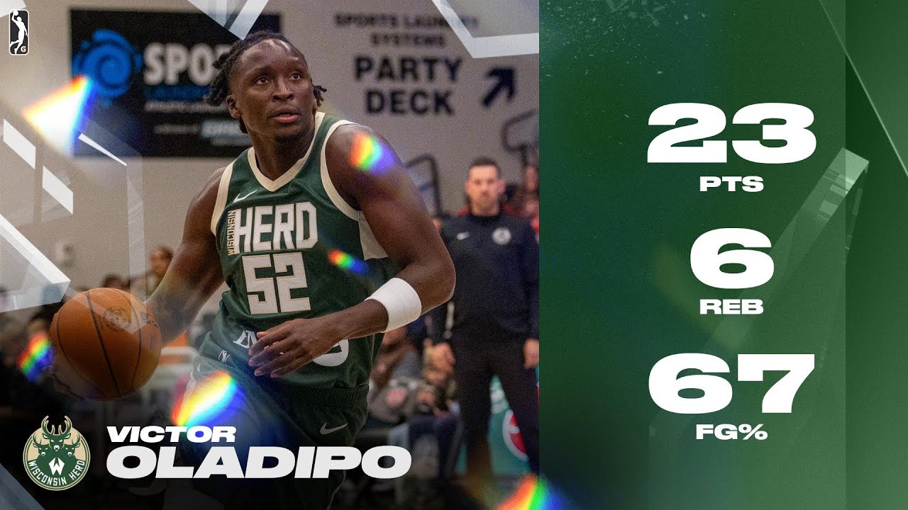 Victor Oladipo Scored 23 PTS In 28 MIN In Wisconsin's Win!