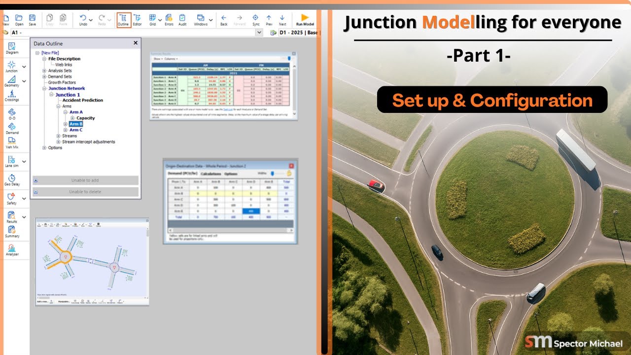 TRL Junctions Modelling Tutorial | Initial Set Up and Configuration – Part 1