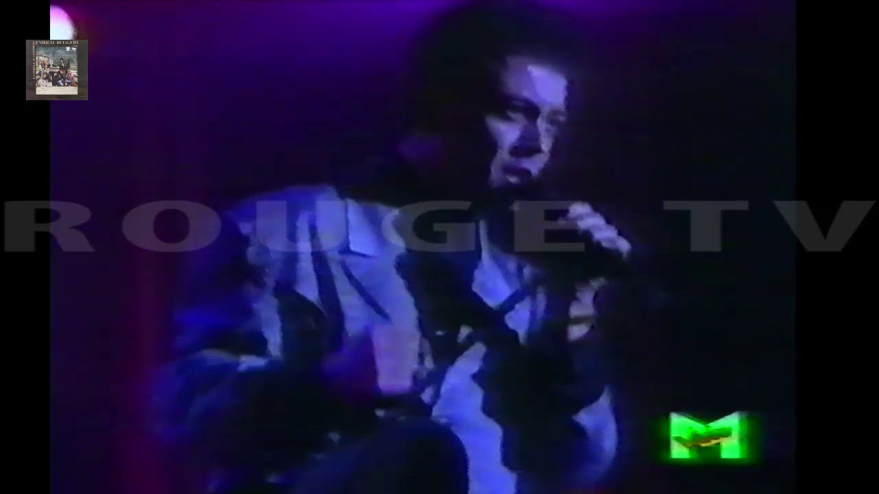 Enrico Ruggeri - La Signora del tempo che vola - La Parola ai testimoni Tour 1988
