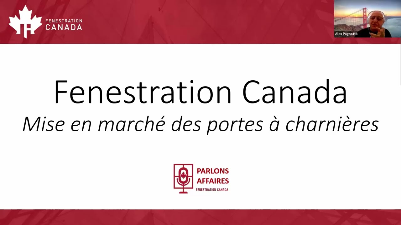 The Business of it All : Webinaire s’adressant aux pré-monteurs de portes d’entrée sur charnières