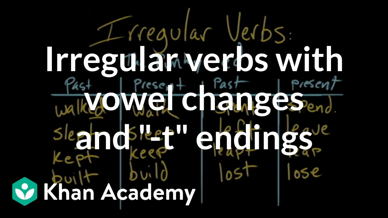 The funky -ed irregular verb | The parts of speech | Grammar | Khan Academy