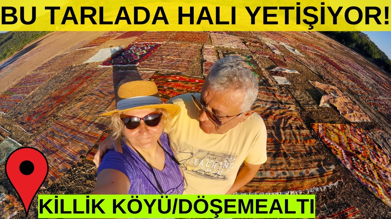 Bu Tarlada Halı Yetişiyor! Killik Köyü / Döşemealtı / Antalya Halı Tarlası