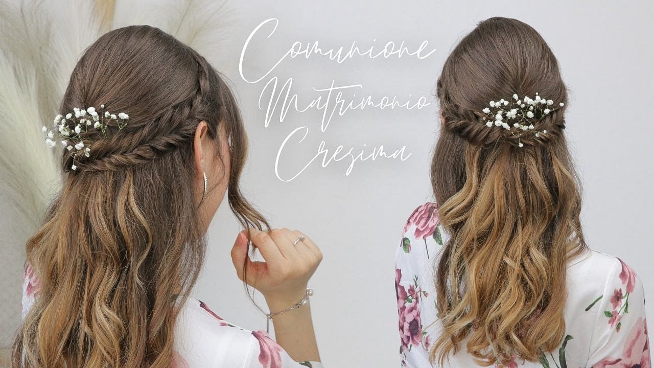 Acconciatura CERIMONIA: comunione, cresima, matrimonio ~ Fishtail Braid Half Up | Silvia Viscardi