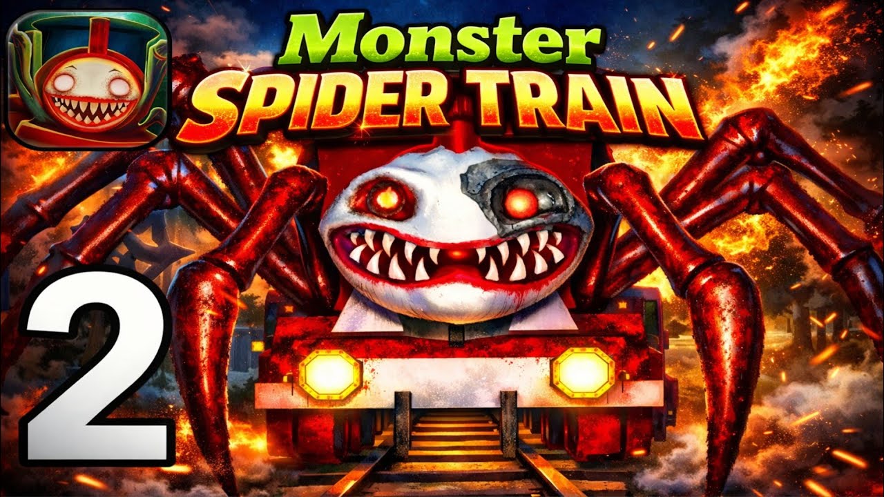MONSTER SPIDER TRAIN SURVIVAL GAMEPLAY 