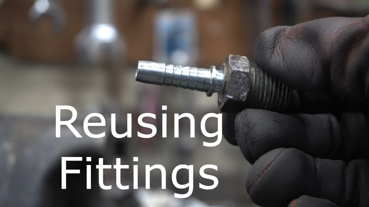 Removing and Reusing Hydraulic Fittings
