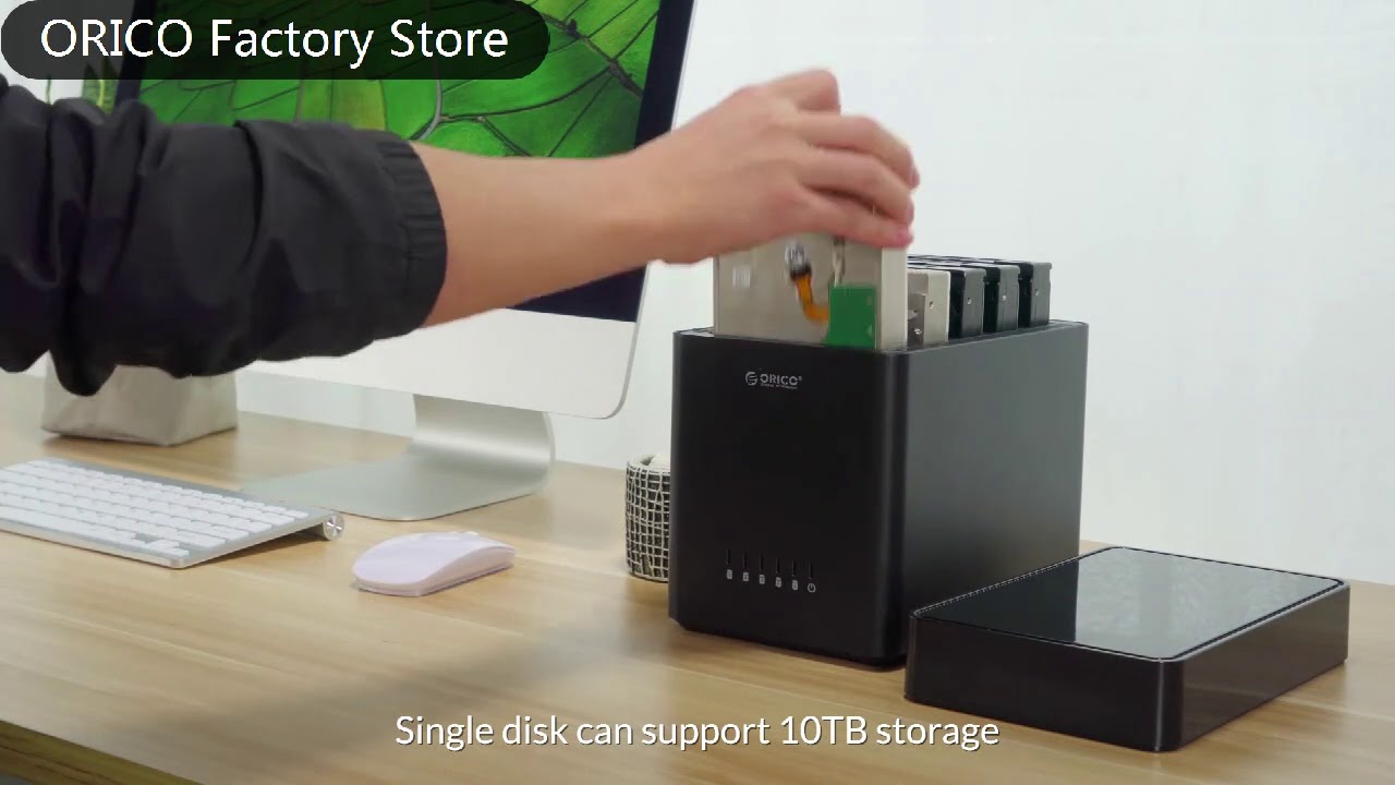 ORICO DS Series 5 Bay Max Hard Drive Enclosure Support for 3.5 inch HDD/SSD