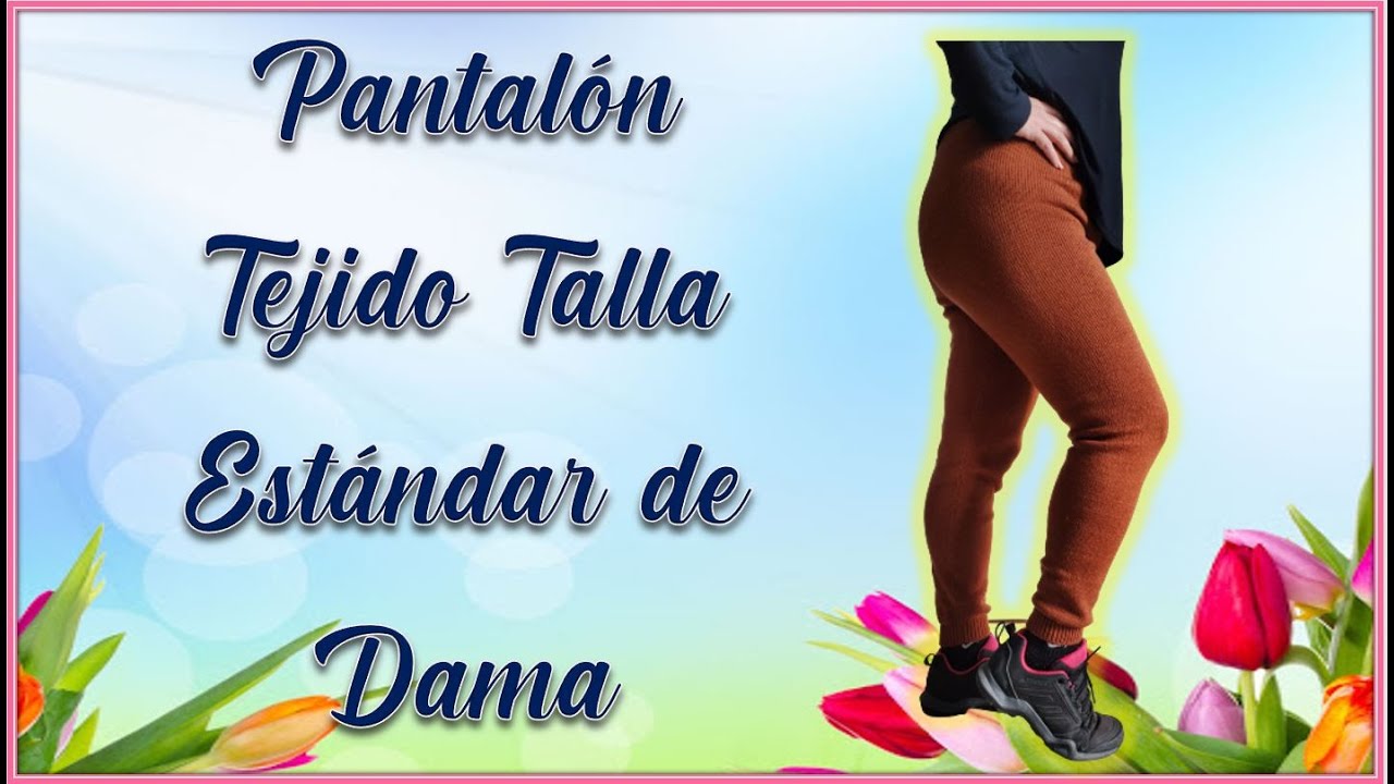 Pantalón Tejido Talla Estándar de Dama