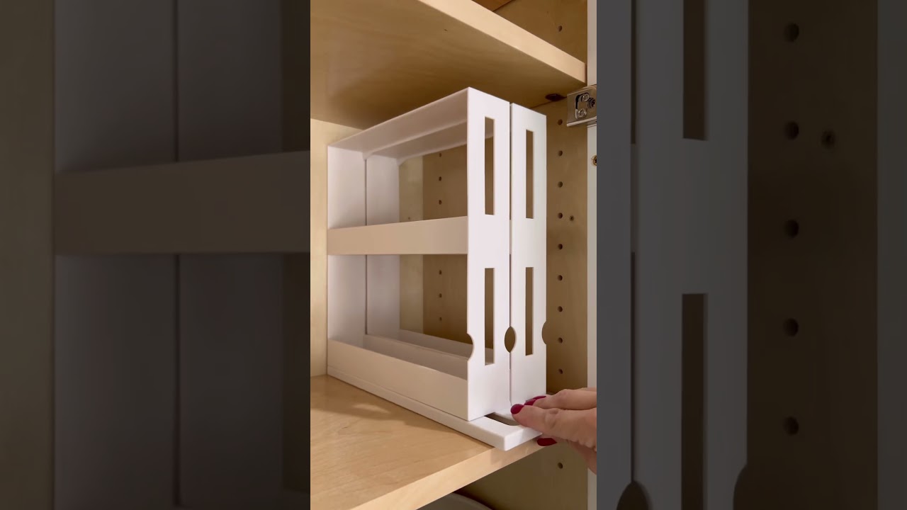 3 Simple & easy ways to organize an out of control spice cabinet!
