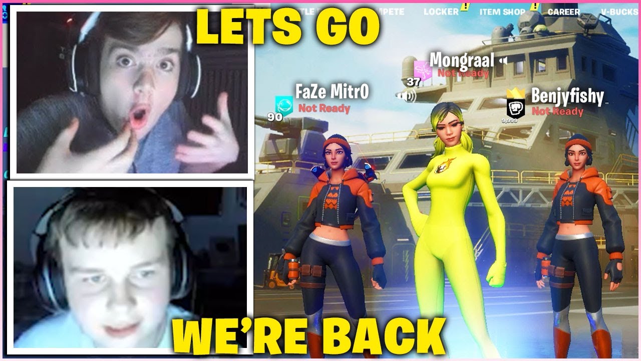 MONGRAAL НАКОНЕЦ-ТО воссоединился с BENJYFISHY и MITRO, а затем бросил вызов последнему игроку на...