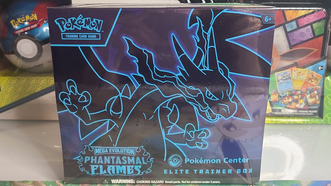 Открытие коробки элитного тренера Pok&eacute;mon Center Phantasmal Flames