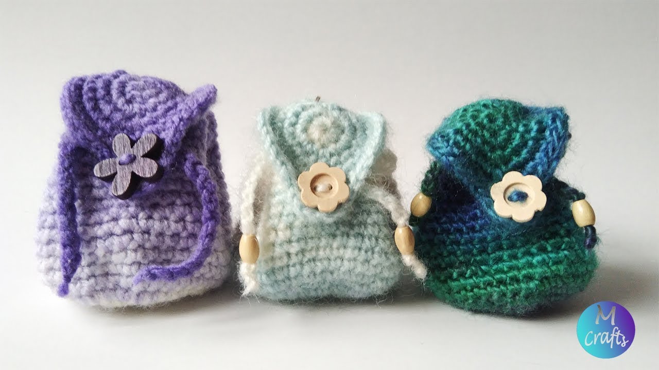 Mini-Rucsac  crosetat - Tutorial (ENG SUB)