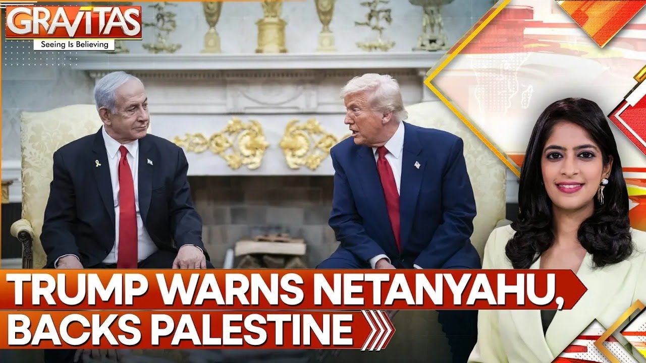 Trump Supports Palestine, Warns Netanyahu: Don't Annex West Bank | Gravitas