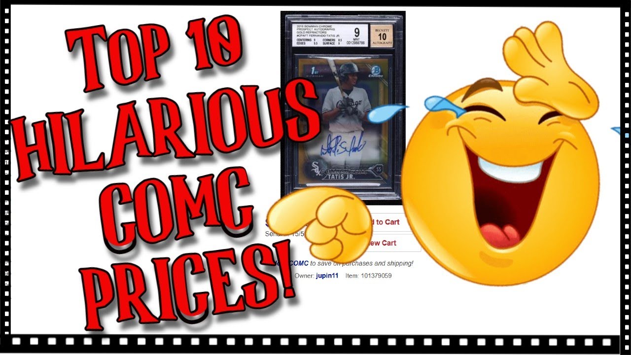Top 10 Hilarious COMC Baseball Card Prices!