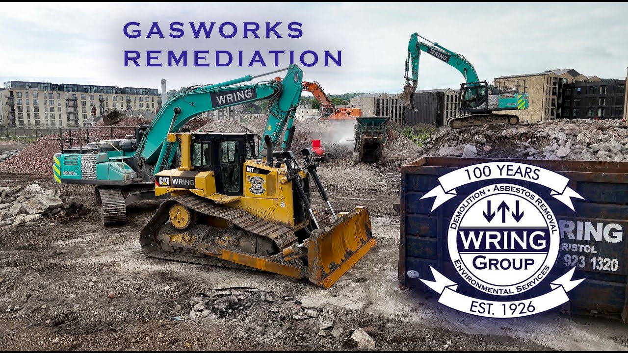 Former Gasworks in Bath - Complex Demolition and Remediation
