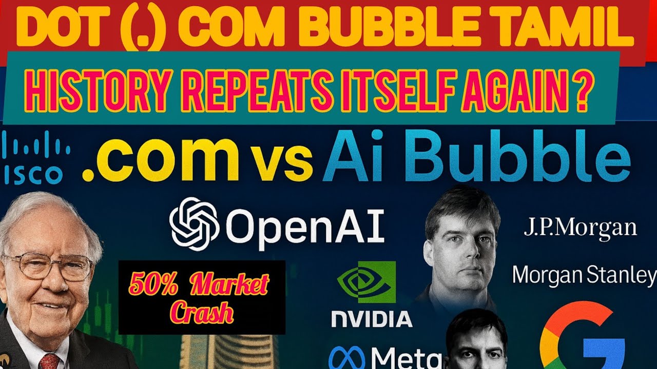 Dot Com vs Ai Bubble Tamil | Micheal Burry | Nvidia | Market Crash | Global Market