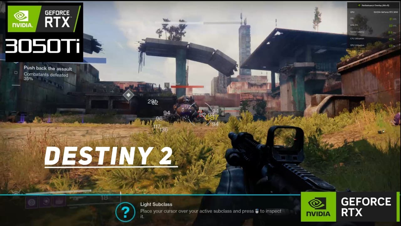 RTX 3050 | DESTINY 2 max graphics settings 4K Ultra HD|#destiny2