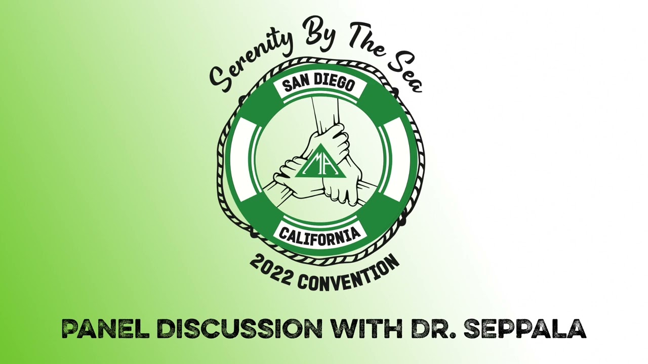 Dr Sepella at Marijuana Anonymous World Fellowship Convention 2022