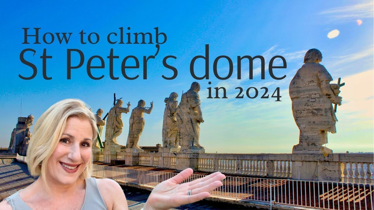 Let's Climb the Dome of St Peter's Basilica! Step by step - literally!